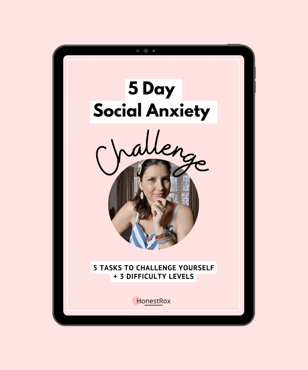 social anxiety challenge resource